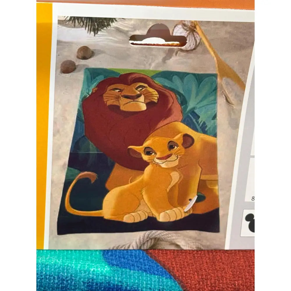 Toalla Playa Piscina Disney Rey Leon 70x140cm infantil de microfibra para niños leon