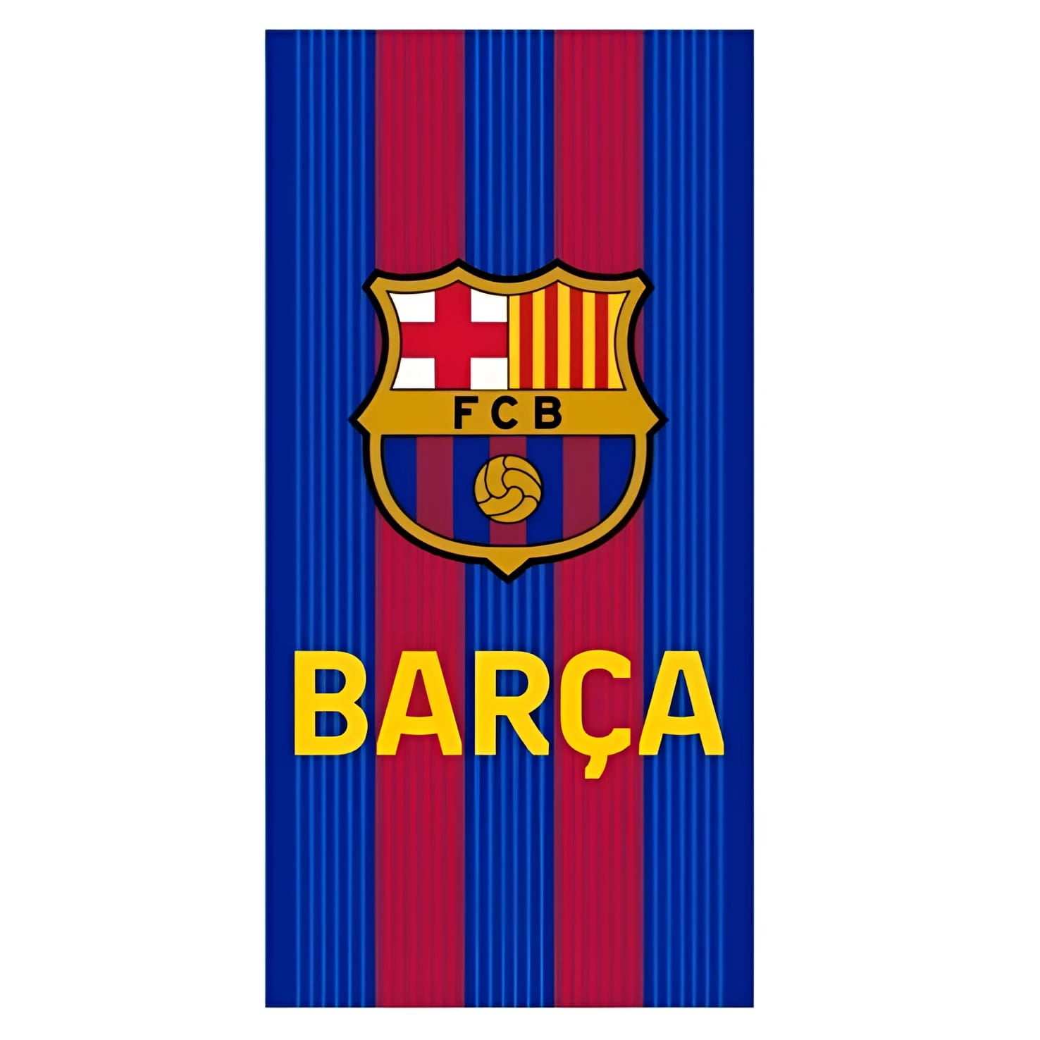 Toalla playa piscina FC Barcelona infantil de microfibra 70x140 cm