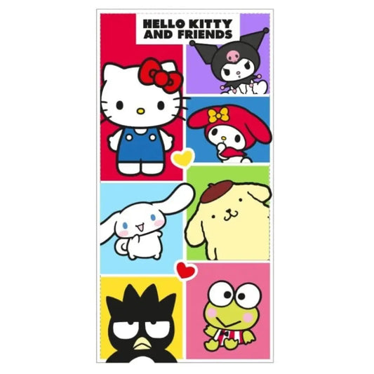 Toalla Playa Piscina Hello Kitty 70x140cm infantil de microfibra para niños