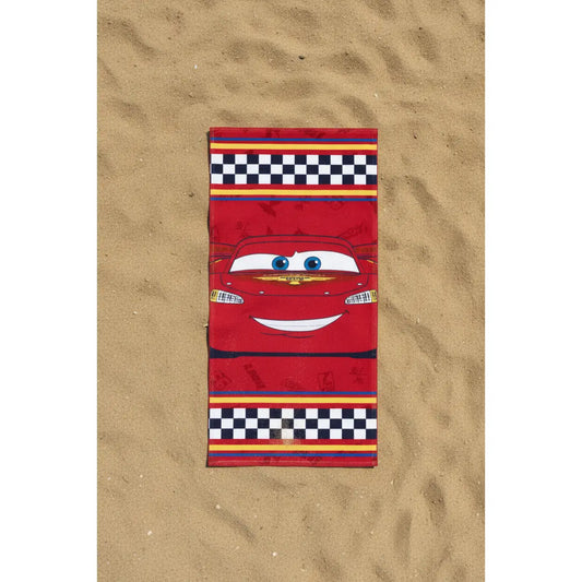 Toalla playa piscina infantil Cars Rayo McQueen Disney 70x140cm