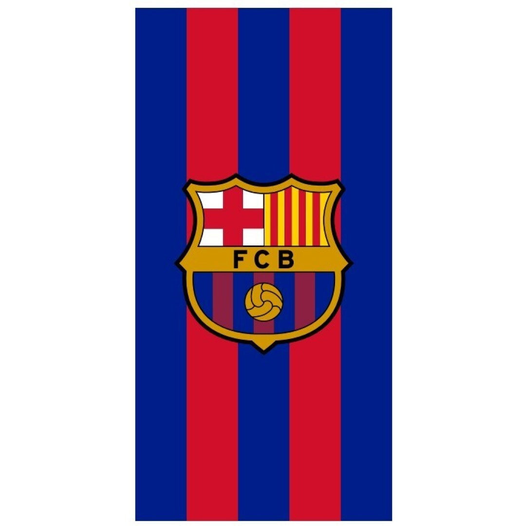 Toalla Playa Piscina Infantil FC Barcelona barça algodón de 75x150