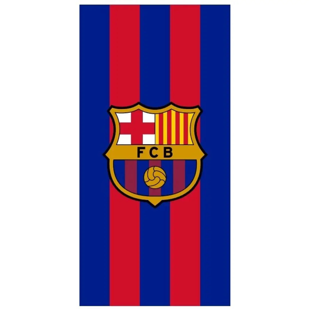 Toalla Playa Piscina Infantil FC Barcelona barça algodón de 75x150