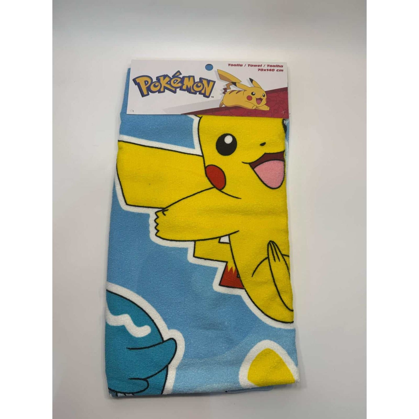 Toalla playa piscina infantil microfibra Pokémon Pikachu Sprigatito Fuecoco Quaxly