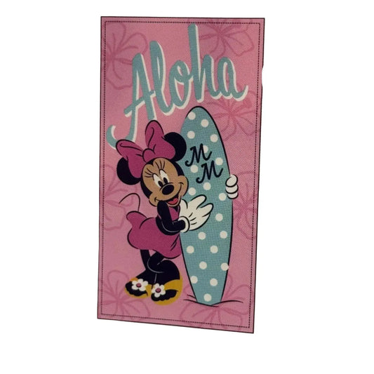 Toalla playa piscina infantil Minnie Mouse Disney aloha 70x140cm