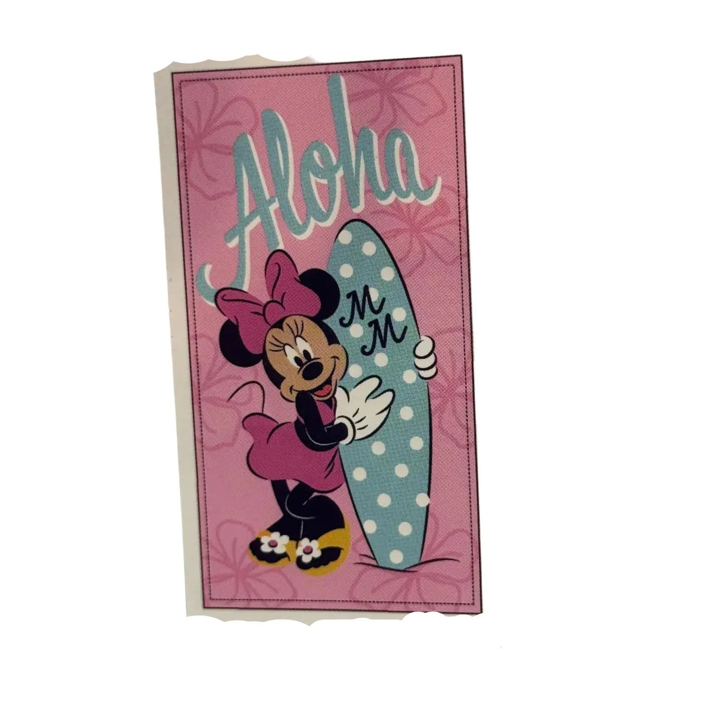 Toalla playa piscina infantil Minnie Mouse Disney aloha 70x140cm