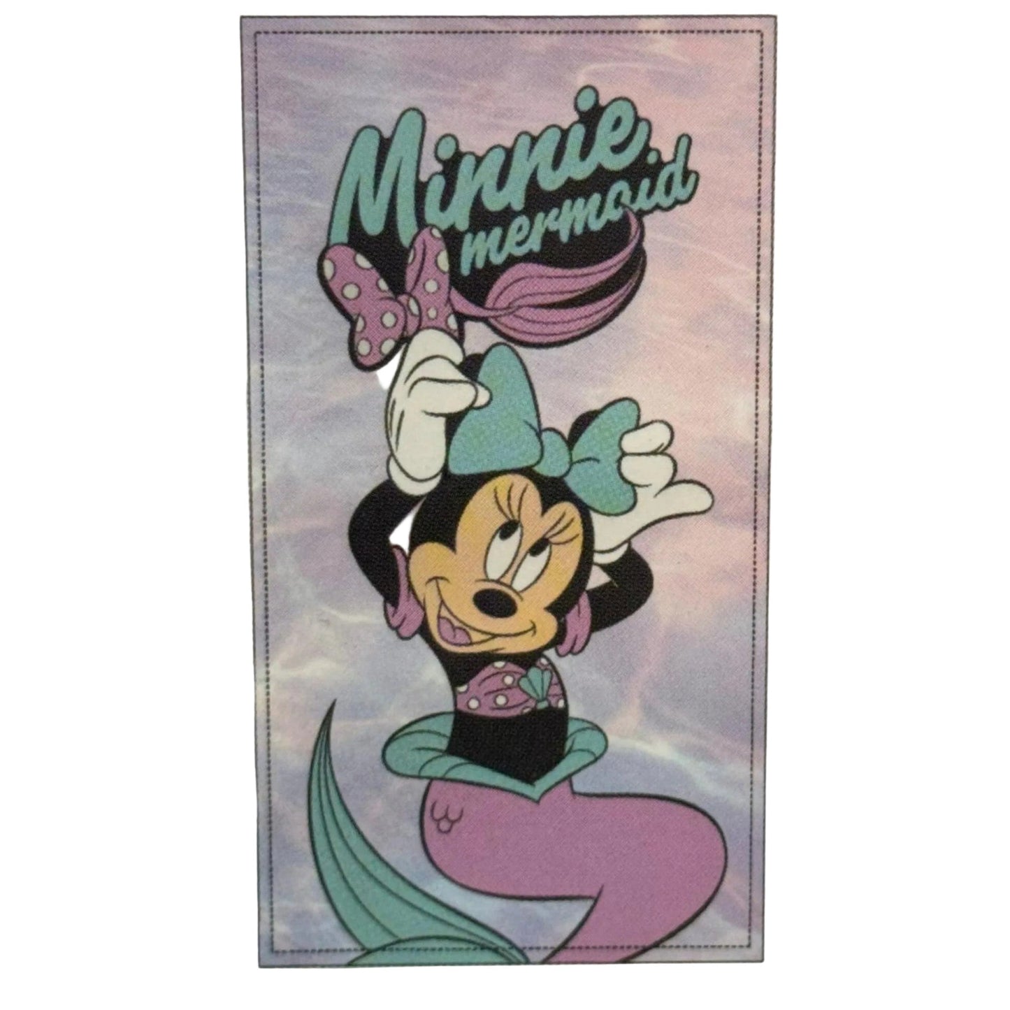Toalla playa piscina infantil Minnie Mouse Disney sirena 70x140cm