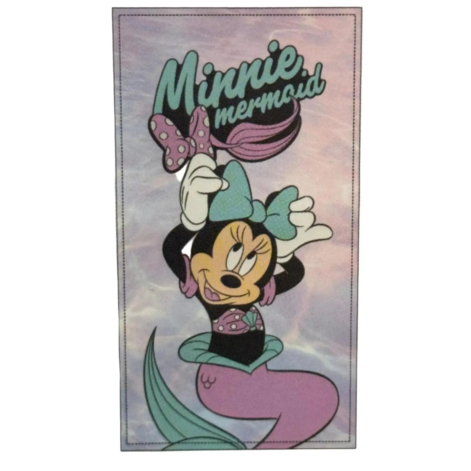 Toalla playa piscina infantil Minnie Mouse Disney sirena 70x140cm