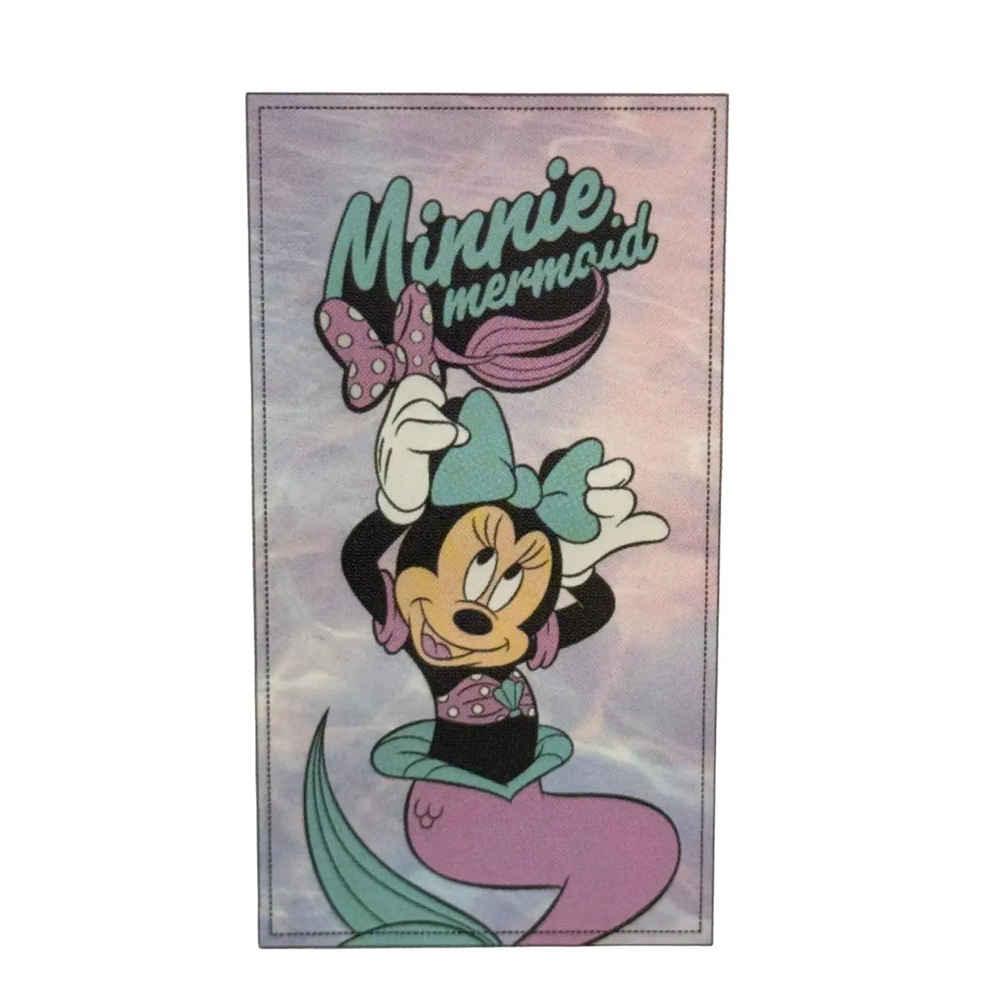 Toalla playa piscina infantil Minnie Mouse Disney sirena 70x140cm