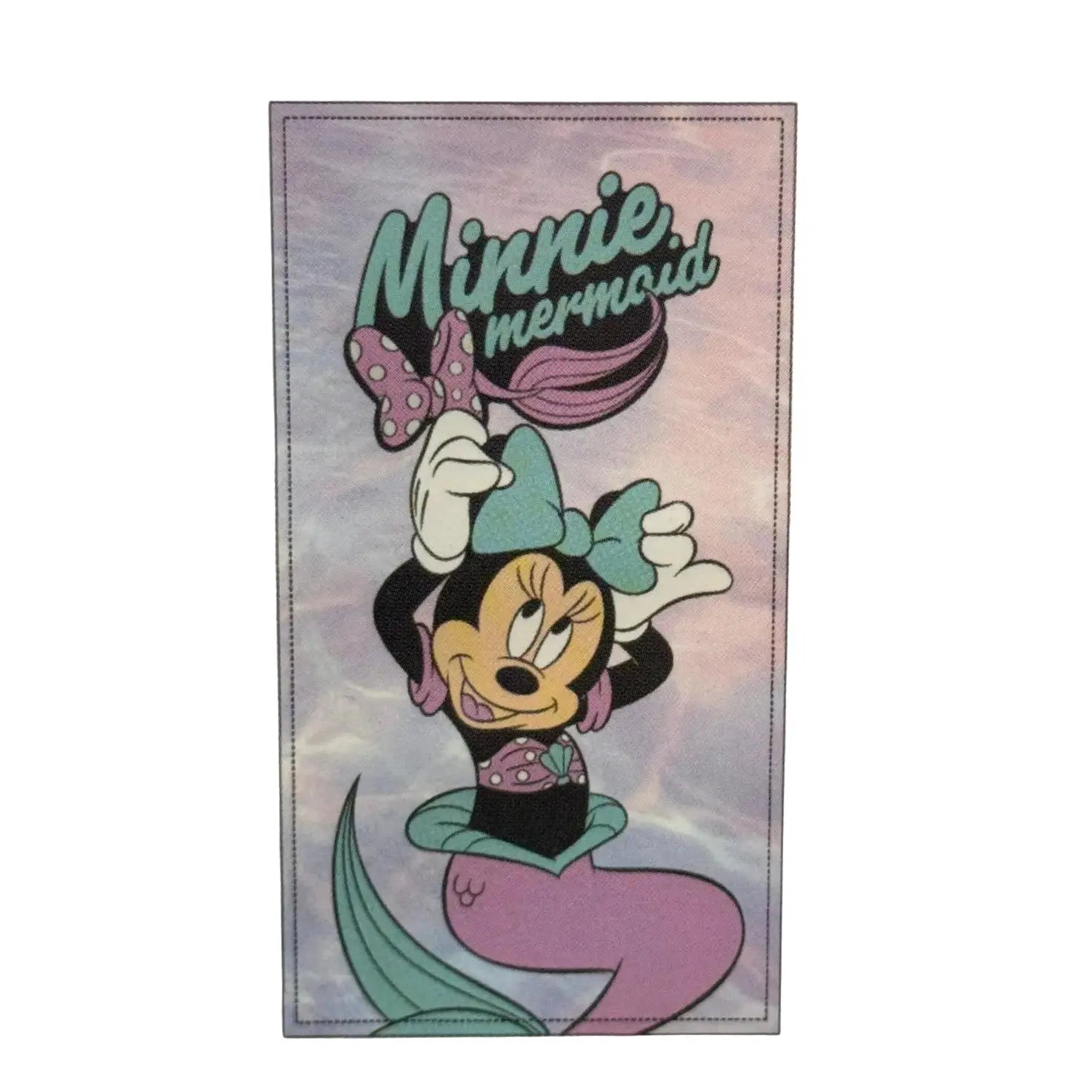 Toalla playa piscina infantil Minnie Mouse Disney sirena 70x140cm