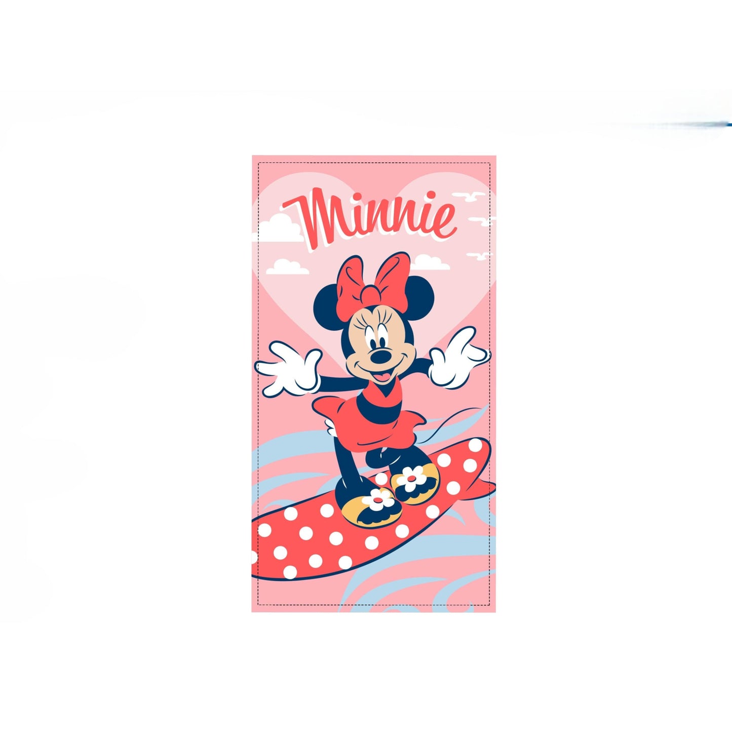 Toalla playa piscina infantil Minnie surf 70x140cm