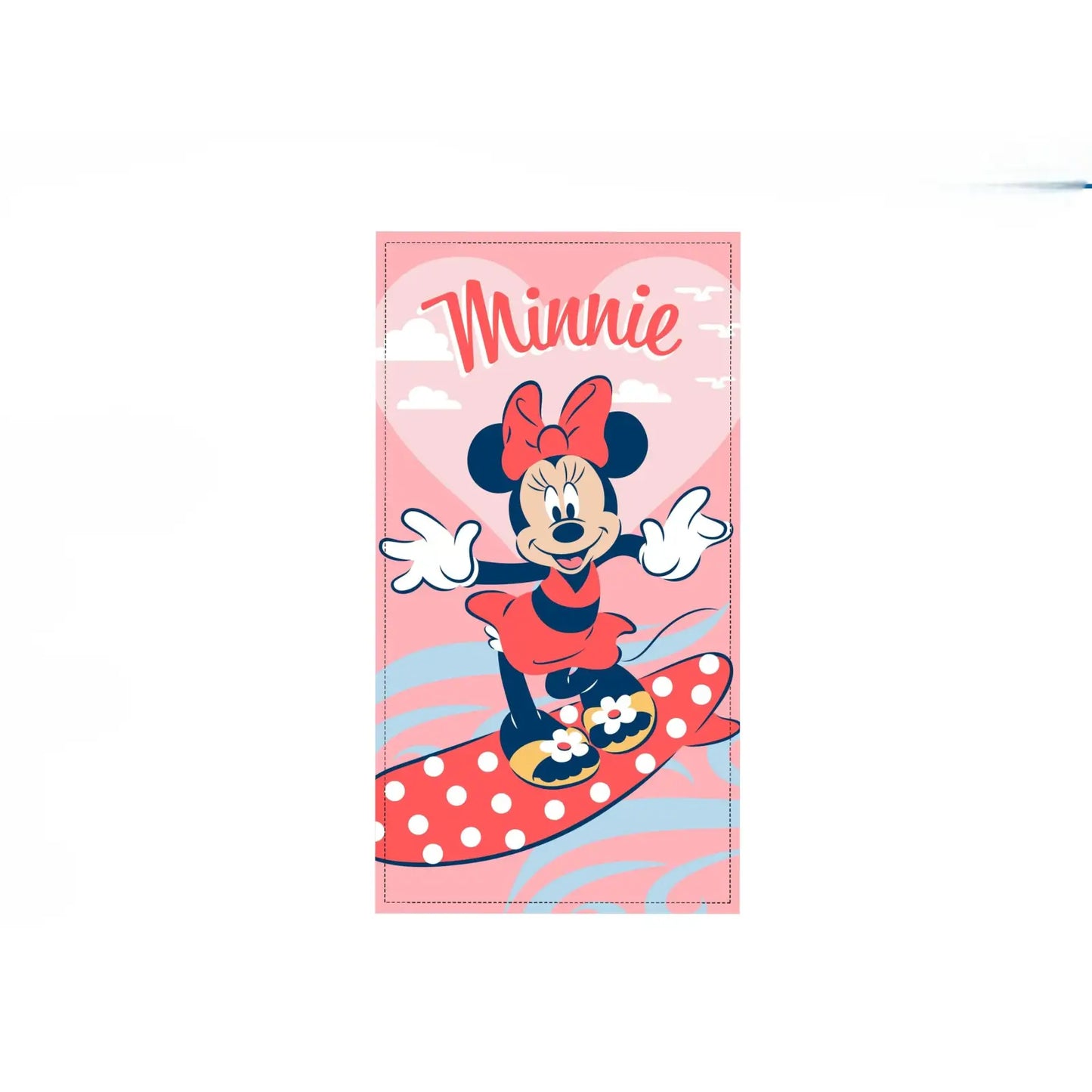 Toalla playa piscina infantil Minnie surf 70x140cm