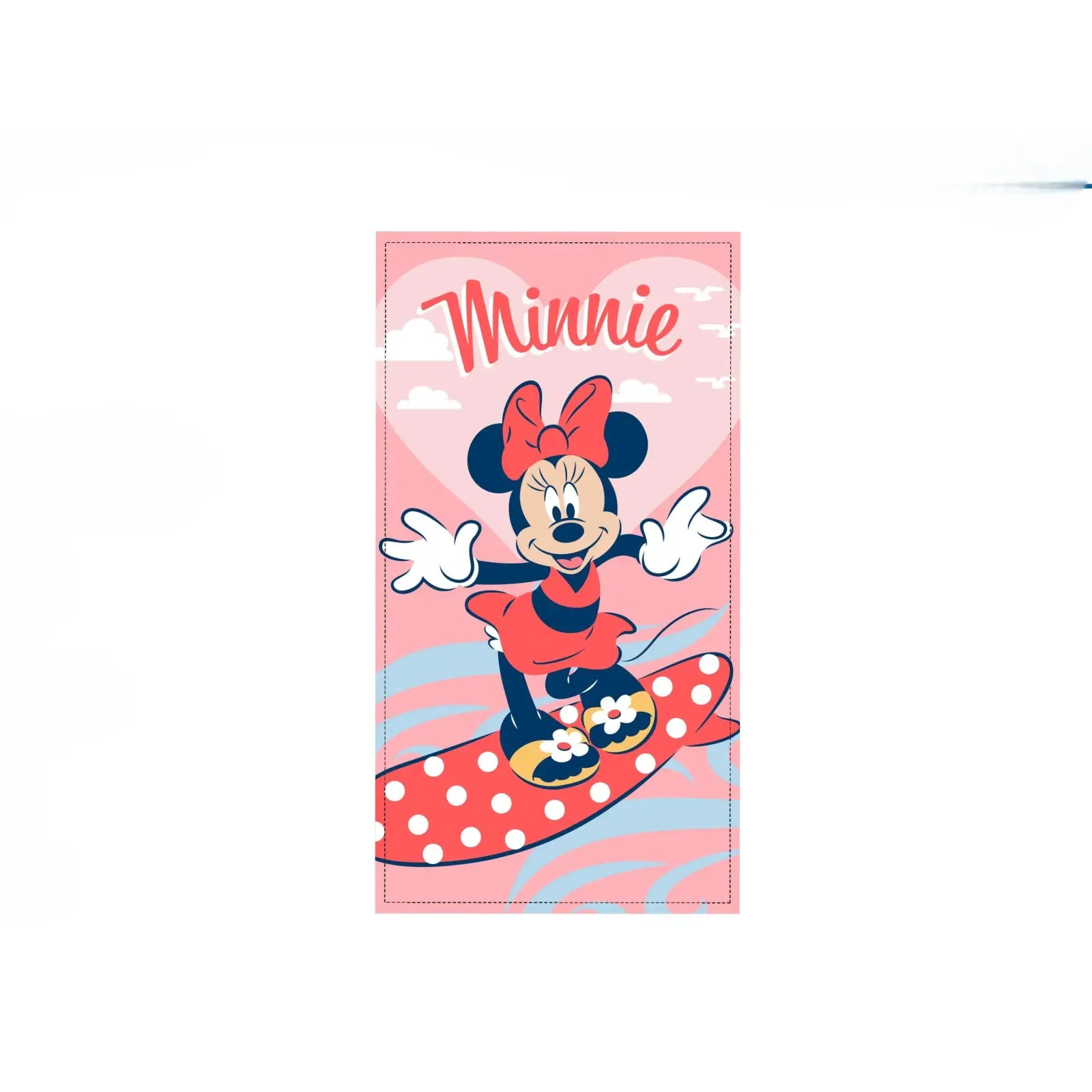 Toalla playa piscina infantil Minnie surf 70x140cm