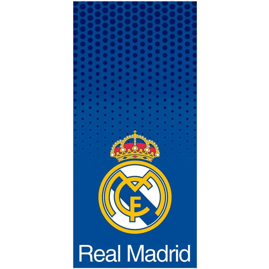 Toalla Playa Piscina Infantil Real Madrid CF algodón de 75x150cm