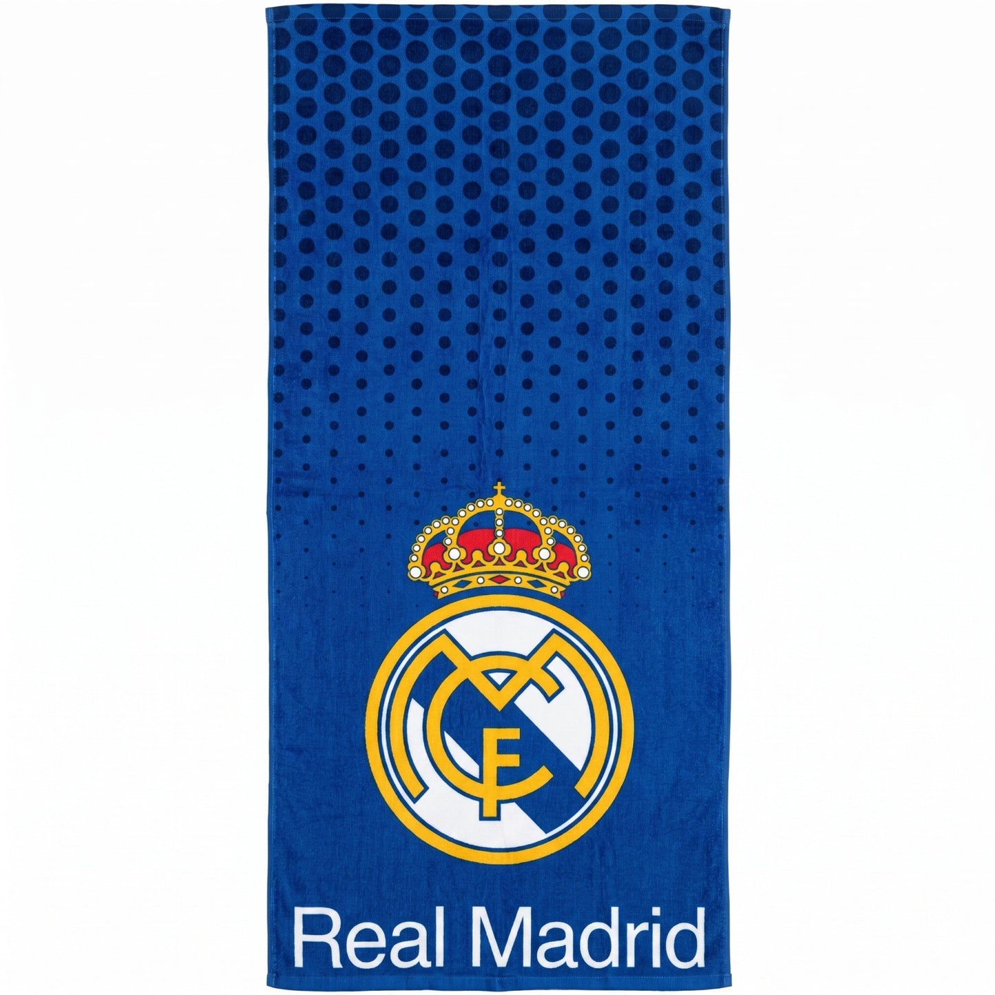 Toalla Playa Piscina Infantil Real Madrid CF algodón de 75x150cm