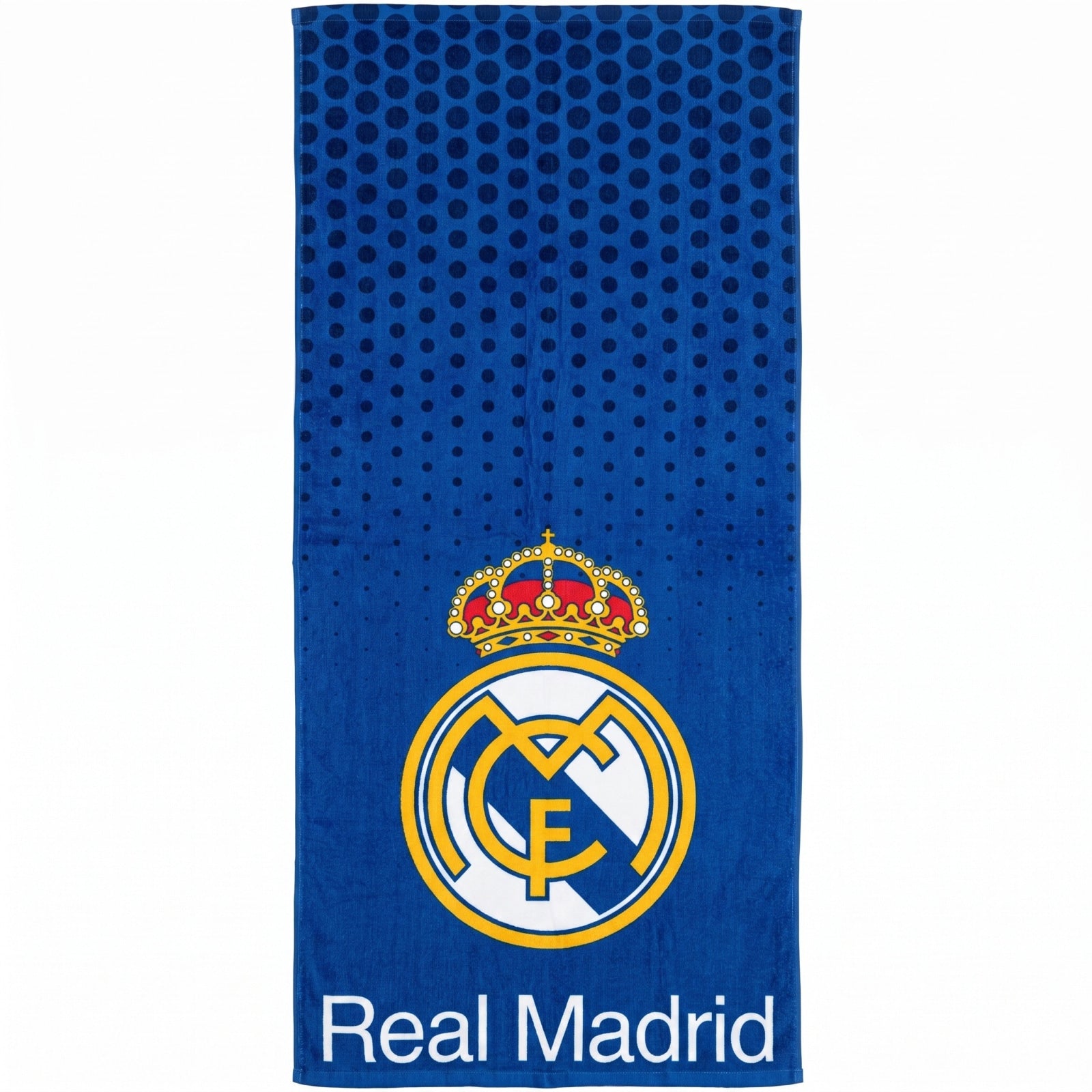 Toalla Playa Piscina Infantil Real Madrid CF algodón de 75x150cm