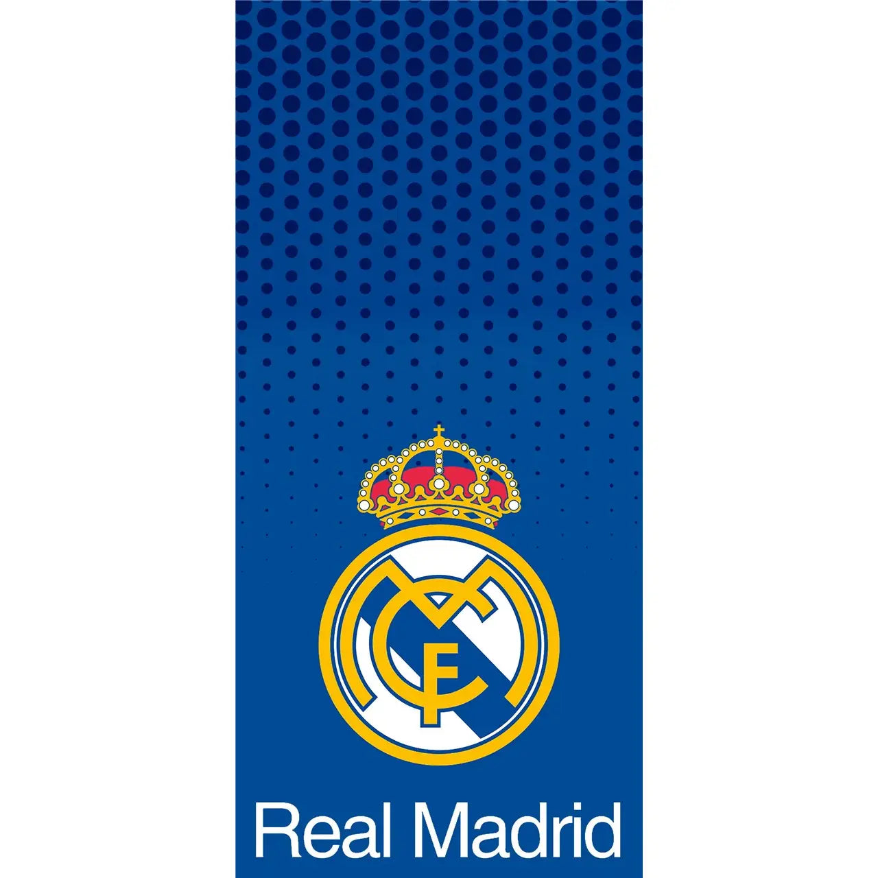Toalla Playa Piscina Infantil Real Madrid CF algodón de 75x150cm