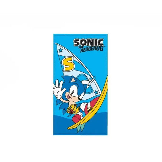 Toalla playa piscina infantil Sonic tabla 70x140cm