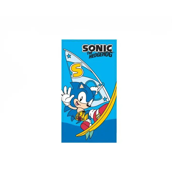 Toalla playa piscina infantil Sonic tabla 70x140cm