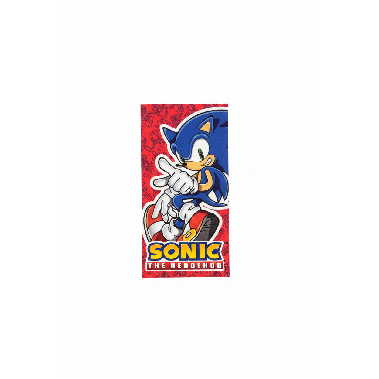 Toalla playa y piscina infantil Sonic The Hedgehog 70x140 - poncho
