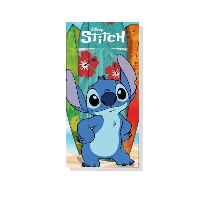 Toalla Playa Piscina infantil STITCH SURF 70x140cm