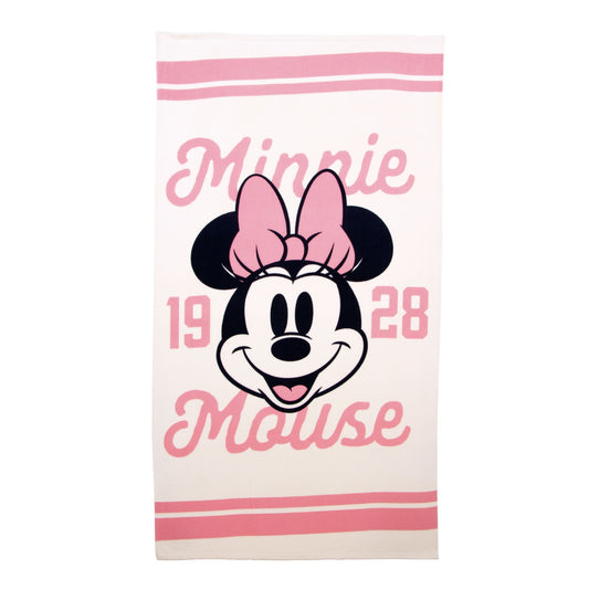 Toalla de playa y piscina Minnie Mouse Disney grande 90x170cm