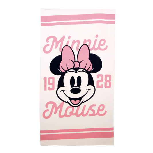 Toalla de playa y piscina Minnie Mouse Disney grande 90x170cm