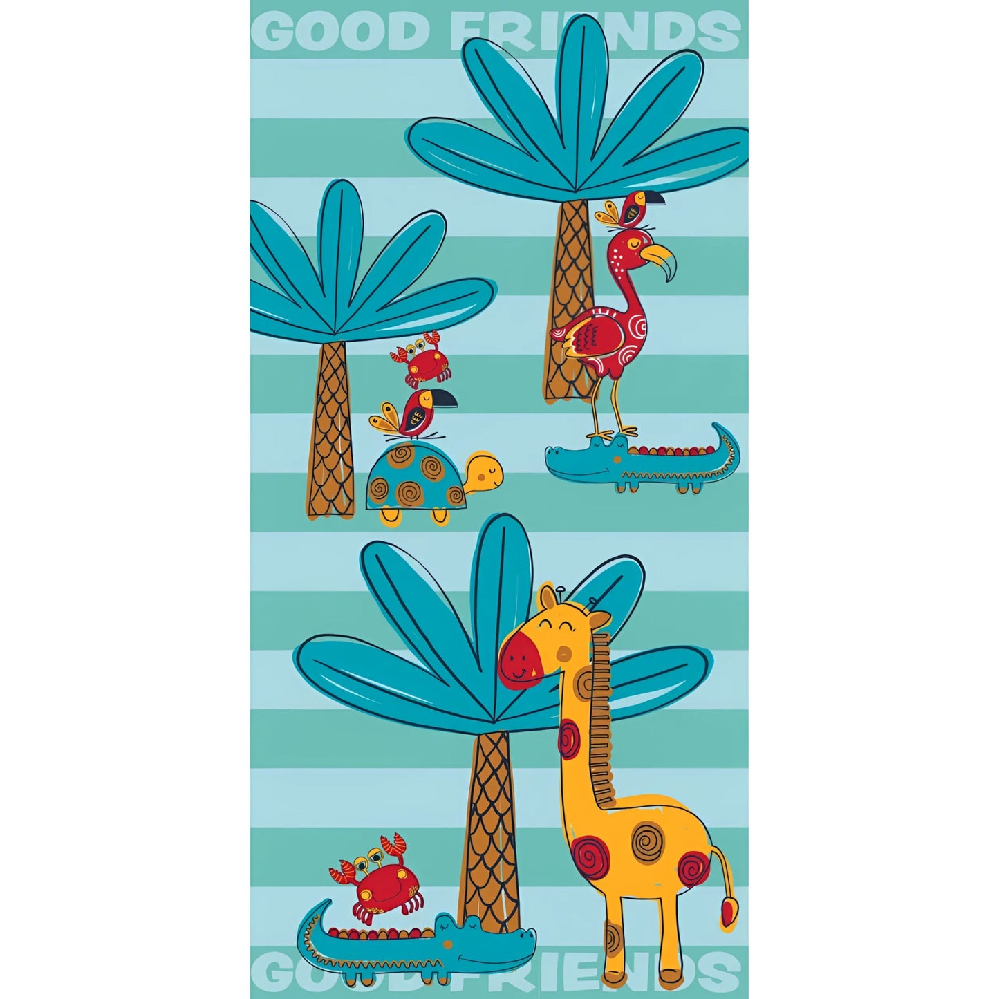 Toalla Playa Piscina Palmeras 70x140cm de microfibra para niños y adultos - Spiderman