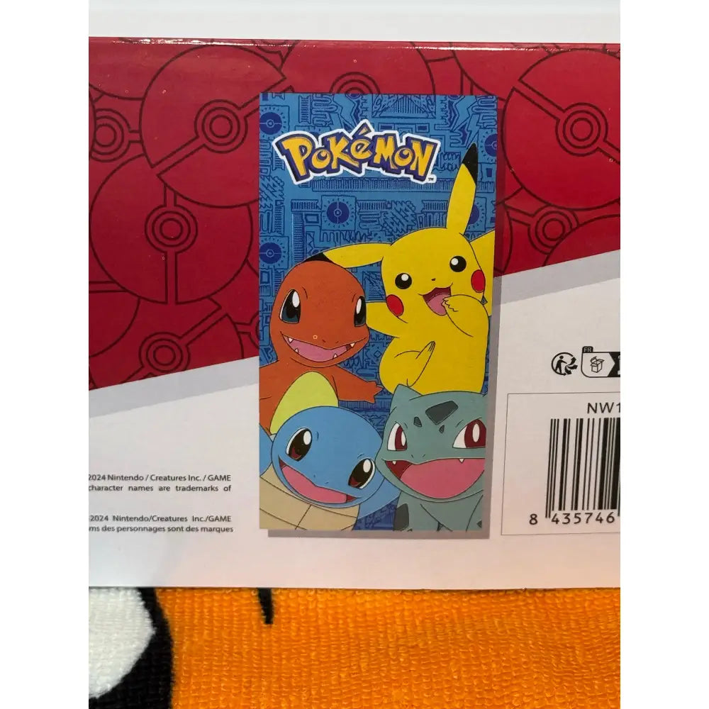 Toalla Playa Piscina Pokémon Iniciales 70x140cm infantil de microfibra para niños