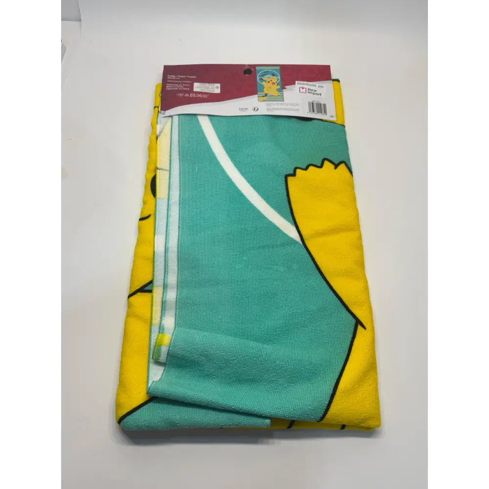 Toalla Playa Piscina Pokémon Pikachu Pika 70x140cm infantil de microfibra para niños