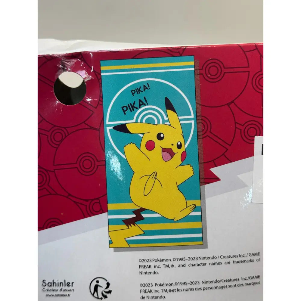 Toalla Playa Piscina Pokémon Pikachu Pika 70x140cm infantil de microfibra para niños