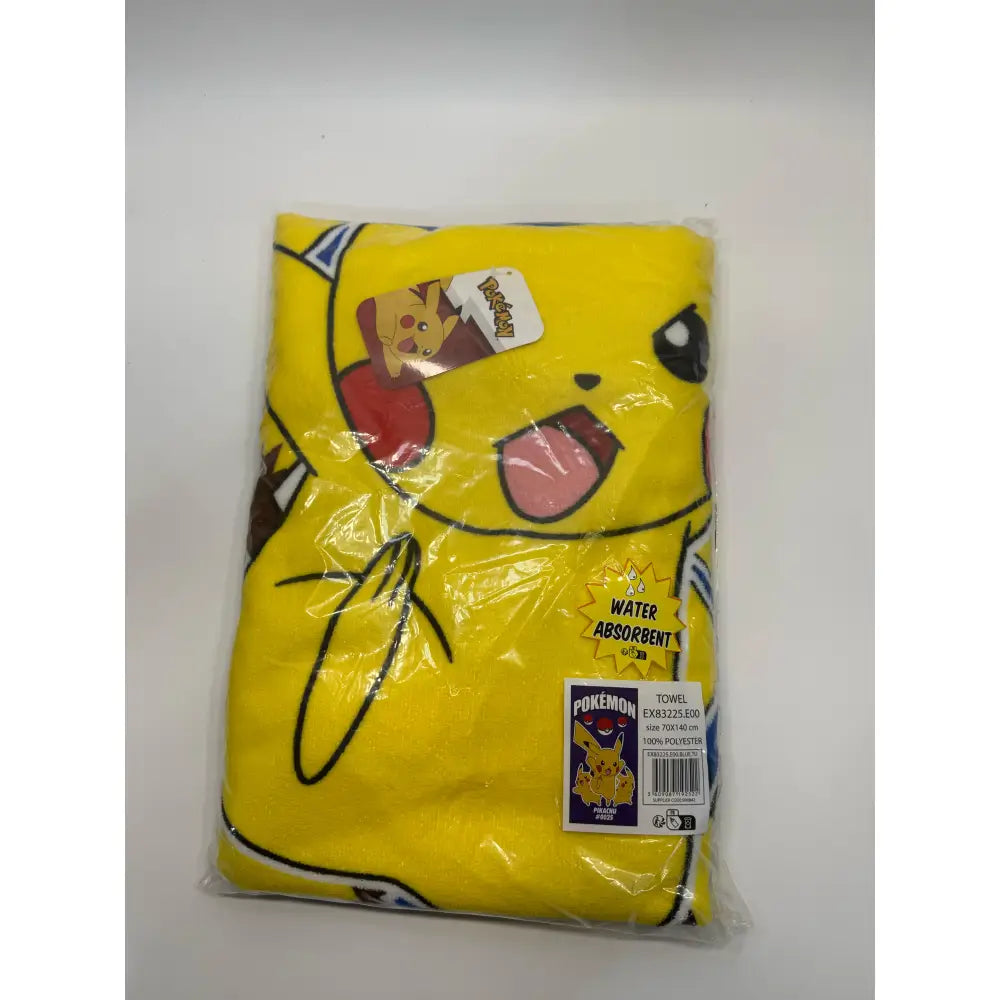 Toalla Playa Piscina Pokémon Pikachu Sky 70x140cm infantil de microfibra para niños Everest