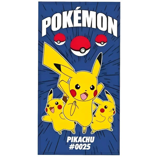 Toalla Playa Piscina Pokémon Pikachu Sky 70x140cm infantil de microfibra para niños Everest