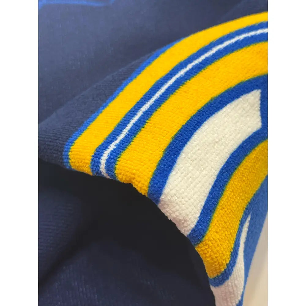 Toalla Playa Piscina Real Madrid Azul 70x140cm infantil de microfibra para niños