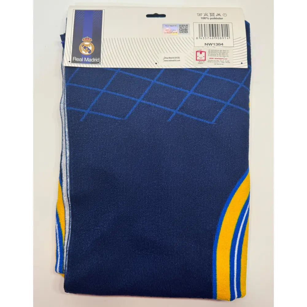 Toalla Playa Piscina Real Madrid Azul 70x140cm infantil de microfibra para niños