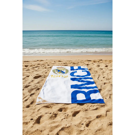 Toalla de playa y piscina Real Madrid CF grande 90x170cm
