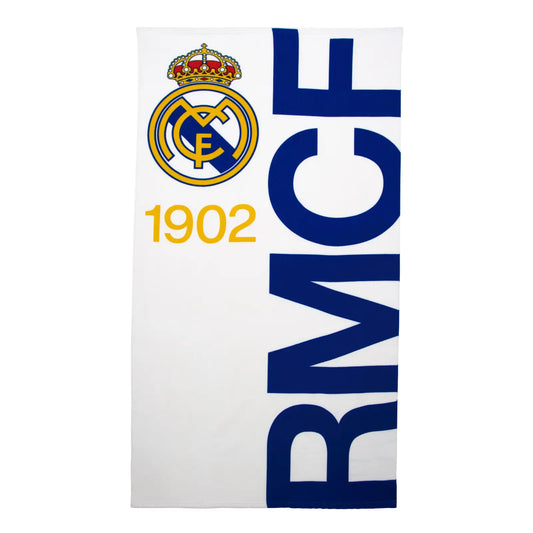 Toalla de playa y piscina Real Madrid CF grande 90x170cm