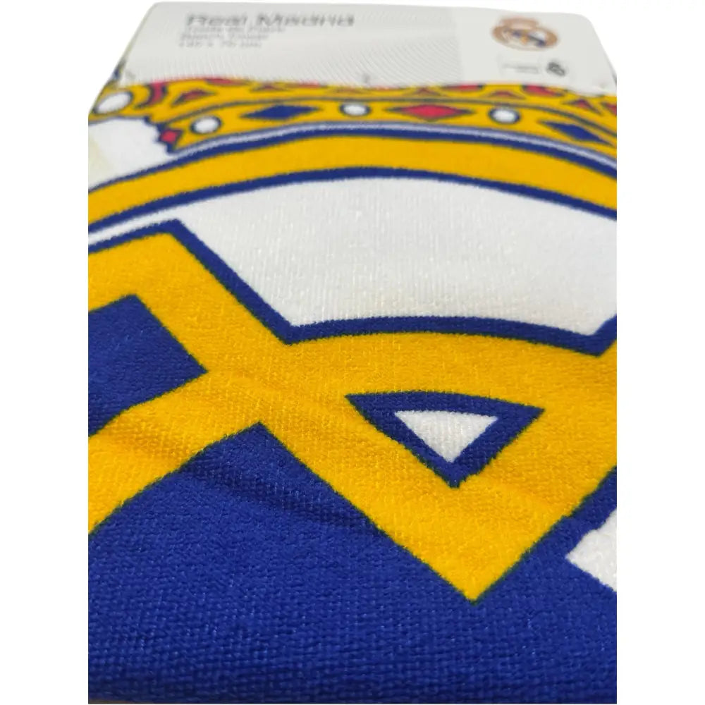 Toalla Playa Piscina Real Madrid Sol 70x140cm infantil de microfibra para niños
