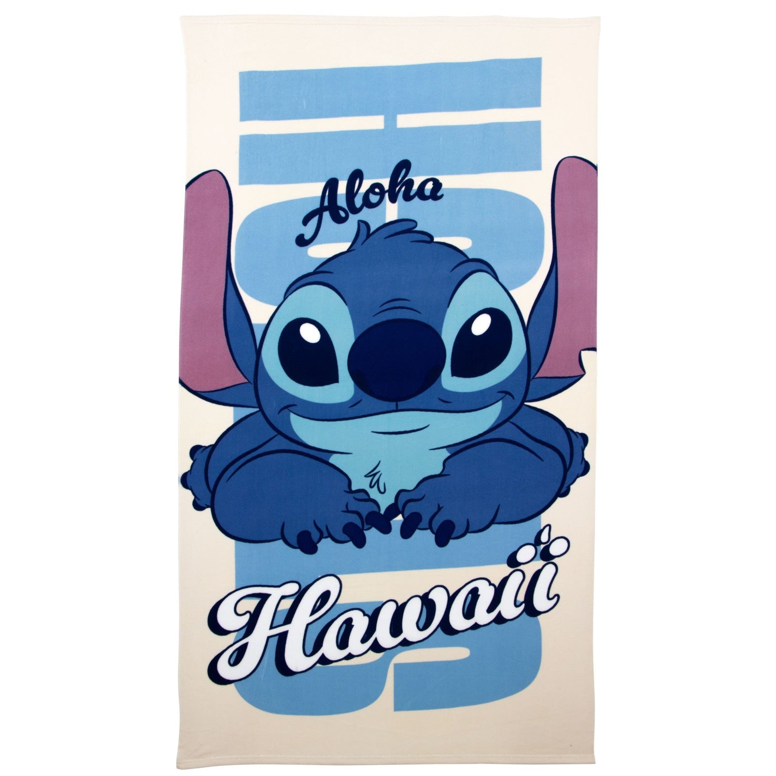 Toalla de playa y piscina Stitch Disney grande 90x170cm