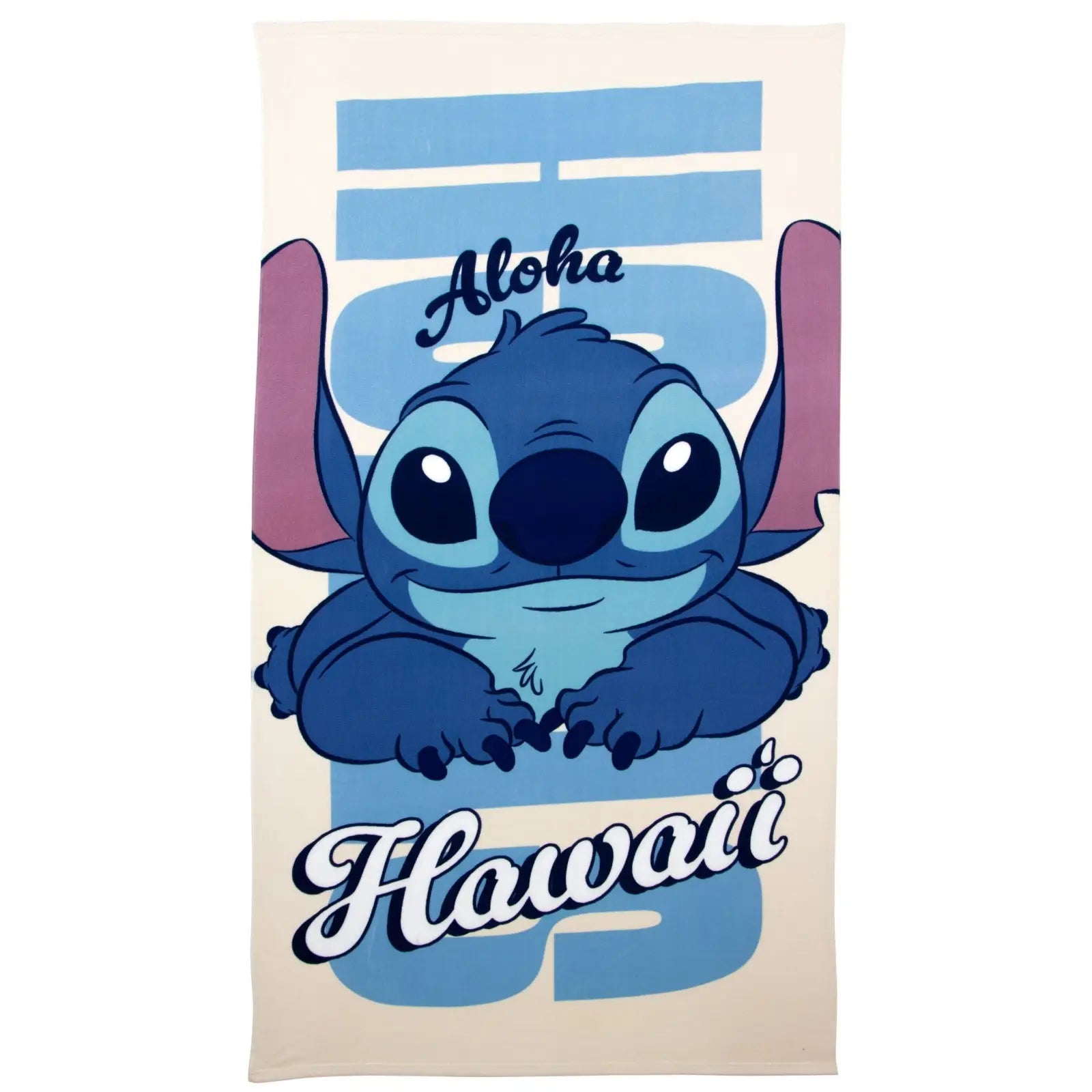 Toalla de playa y piscina Stitch Disney grande 90x170cm