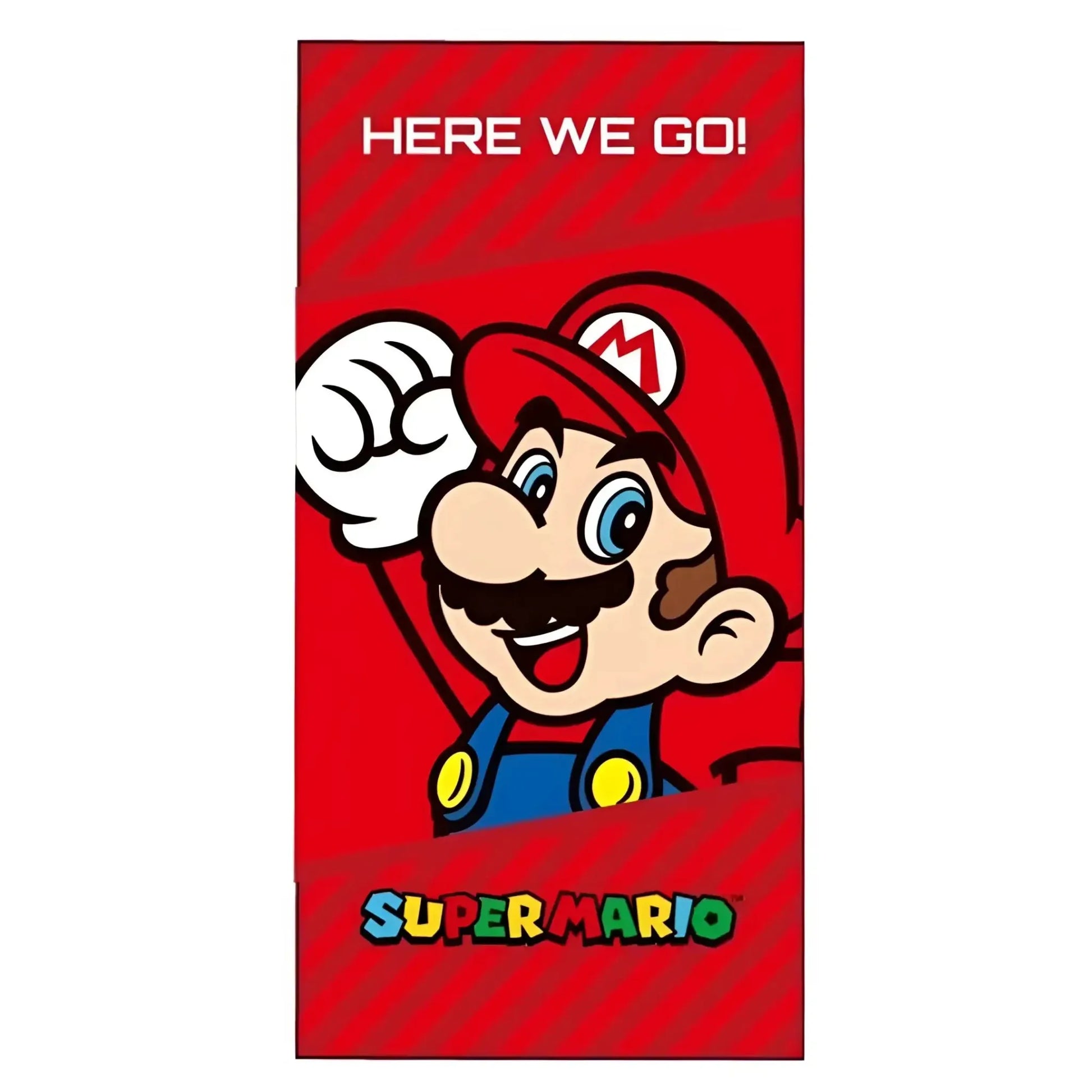 Toalla Playa Piscina Super Mario 70x140cm infantil de microfibra para niños