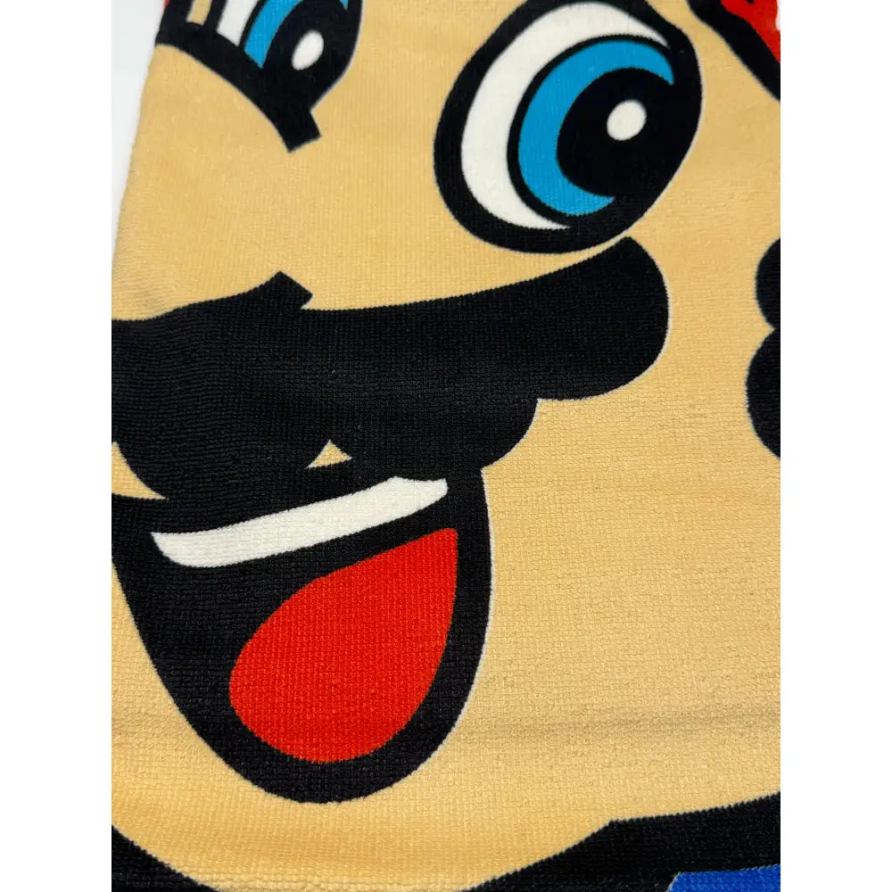 Toalla Playa Piscina Super Mario 70x140cm infantil de microfibra para niños