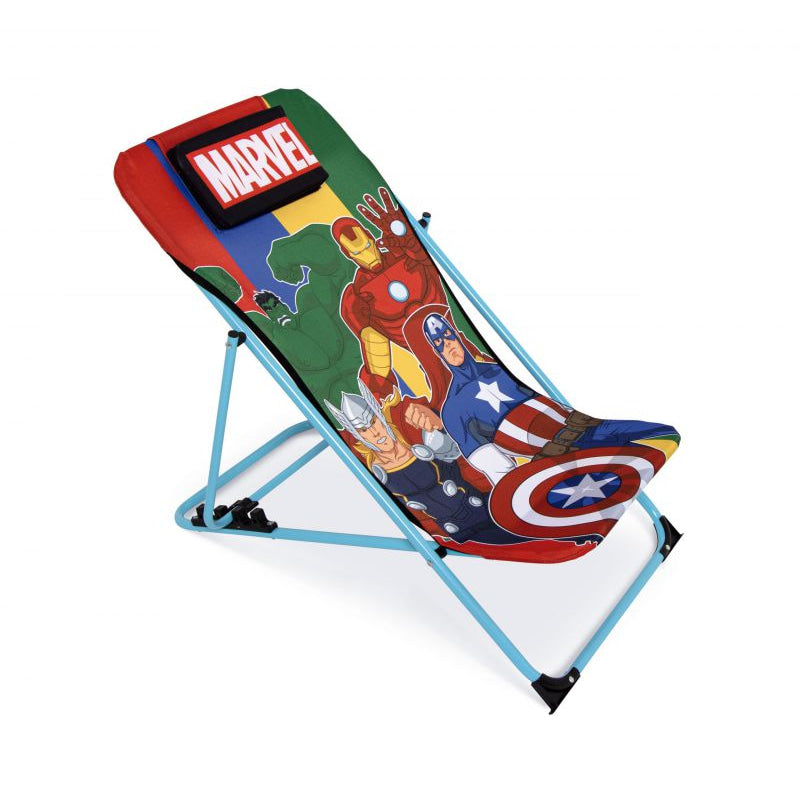 Tumbona plegable infantil de Marvel Avengers 43x66x61cm