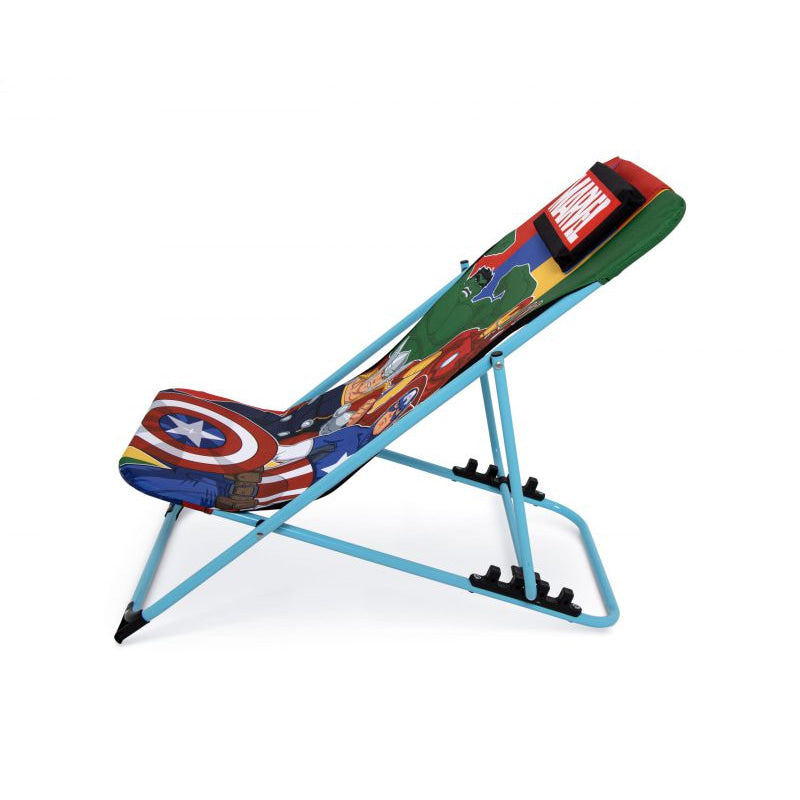 Tumbona plegable infantil de Marvel Avengers 43x66x61cm
