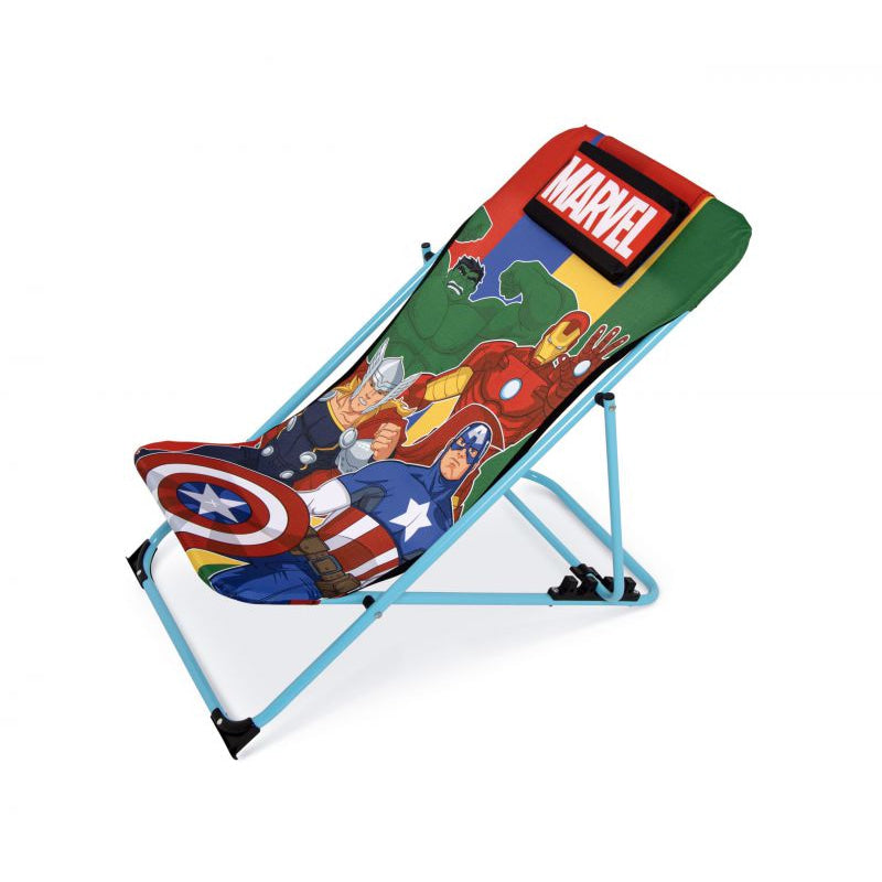 Tumbona plegable infantil de Marvel Avengers 43x66x61cm