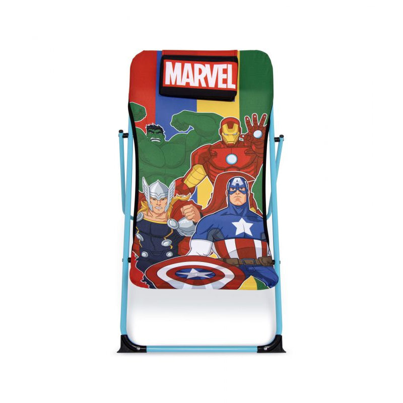 Tumbona plegable infantil de Marvel Avengers 43x66x61cm