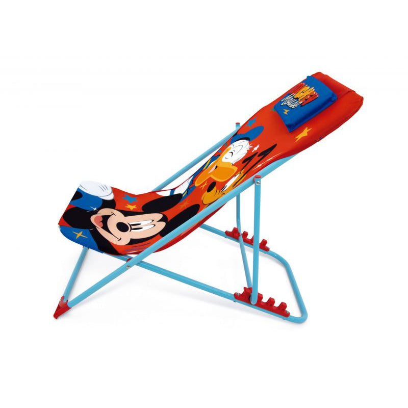Tumbona plegable infantil de Mickey Mouse Disney 43x66x61cm