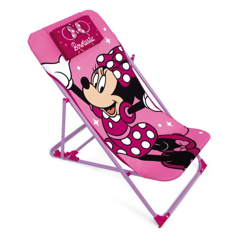 Tumbona plegable infantil de Minnie Mouse Disney 43x66x61cm