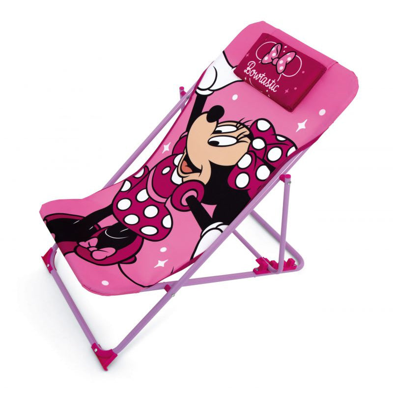 Tumbona plegable infantil de Minnie Mouse Disney 43x66x61cm