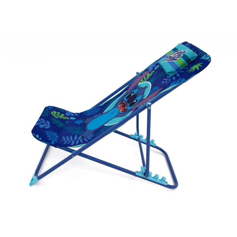 Tumbona plegable infantil de Stitch Disney 43x66x61cm