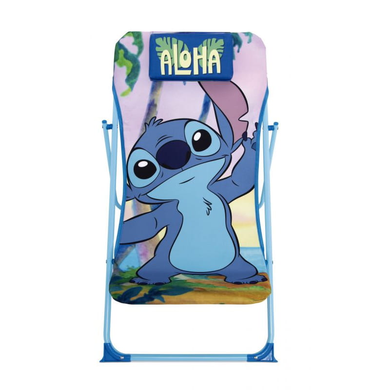 Tumbona plegable infantil de Stitch Disney ’Aloha’ 43x66x61cm